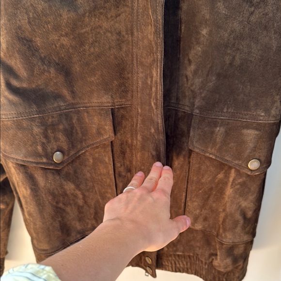 Zara suede bomber Jacket - Picture 5 of 6